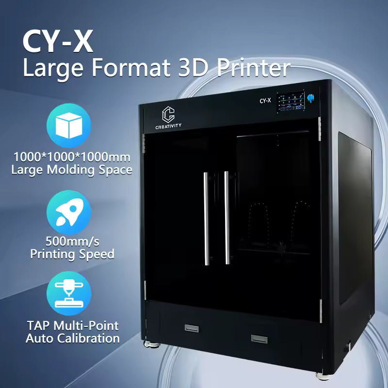 3D Printer Corexy CY-X Large Size 1000 X1000X1000mm DIY FDM 3D Mold Printer 500mm/s Industrial Grade Wifi 3D Printer
